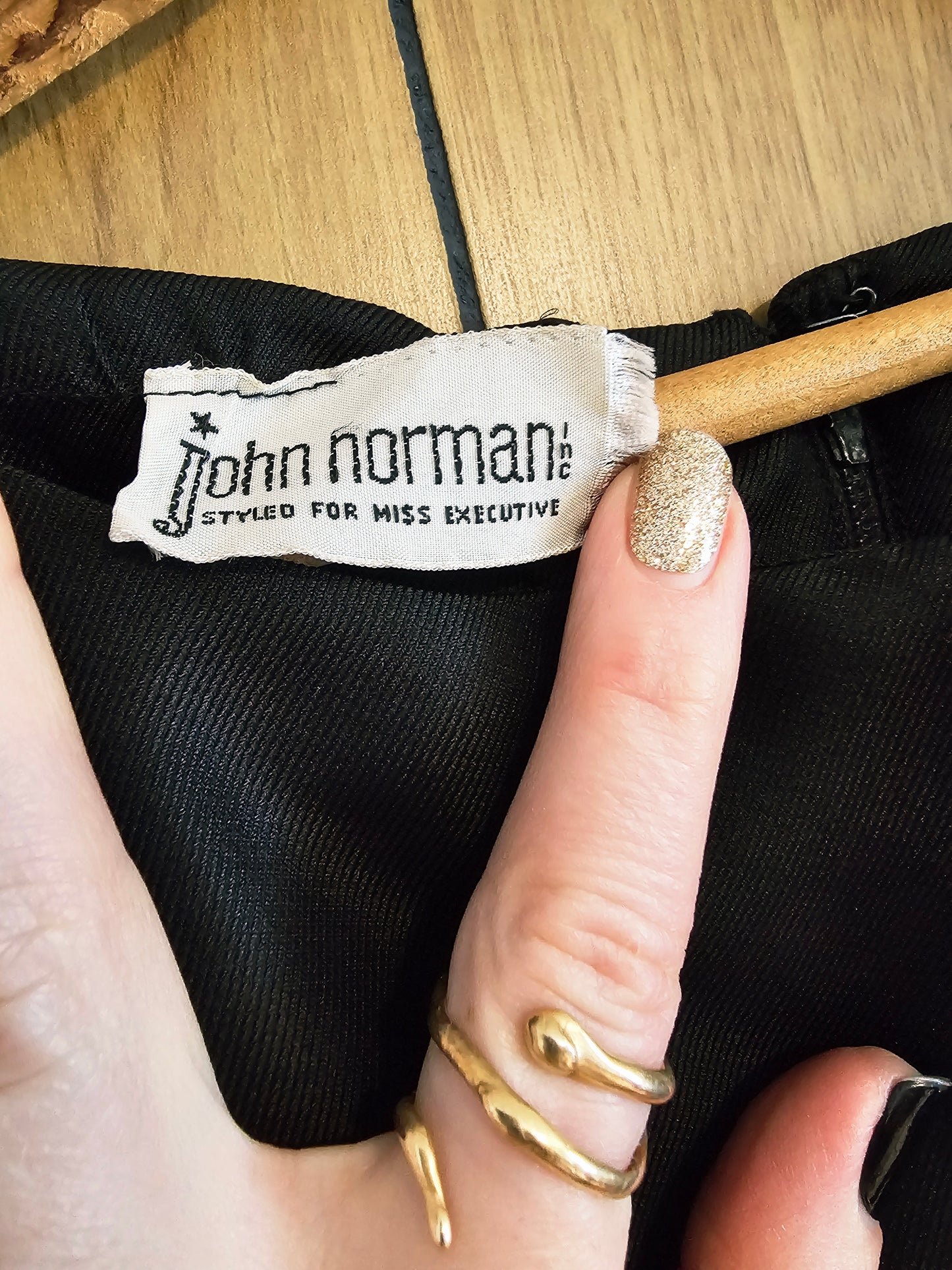 60s John Norman Sheath Dress (S)