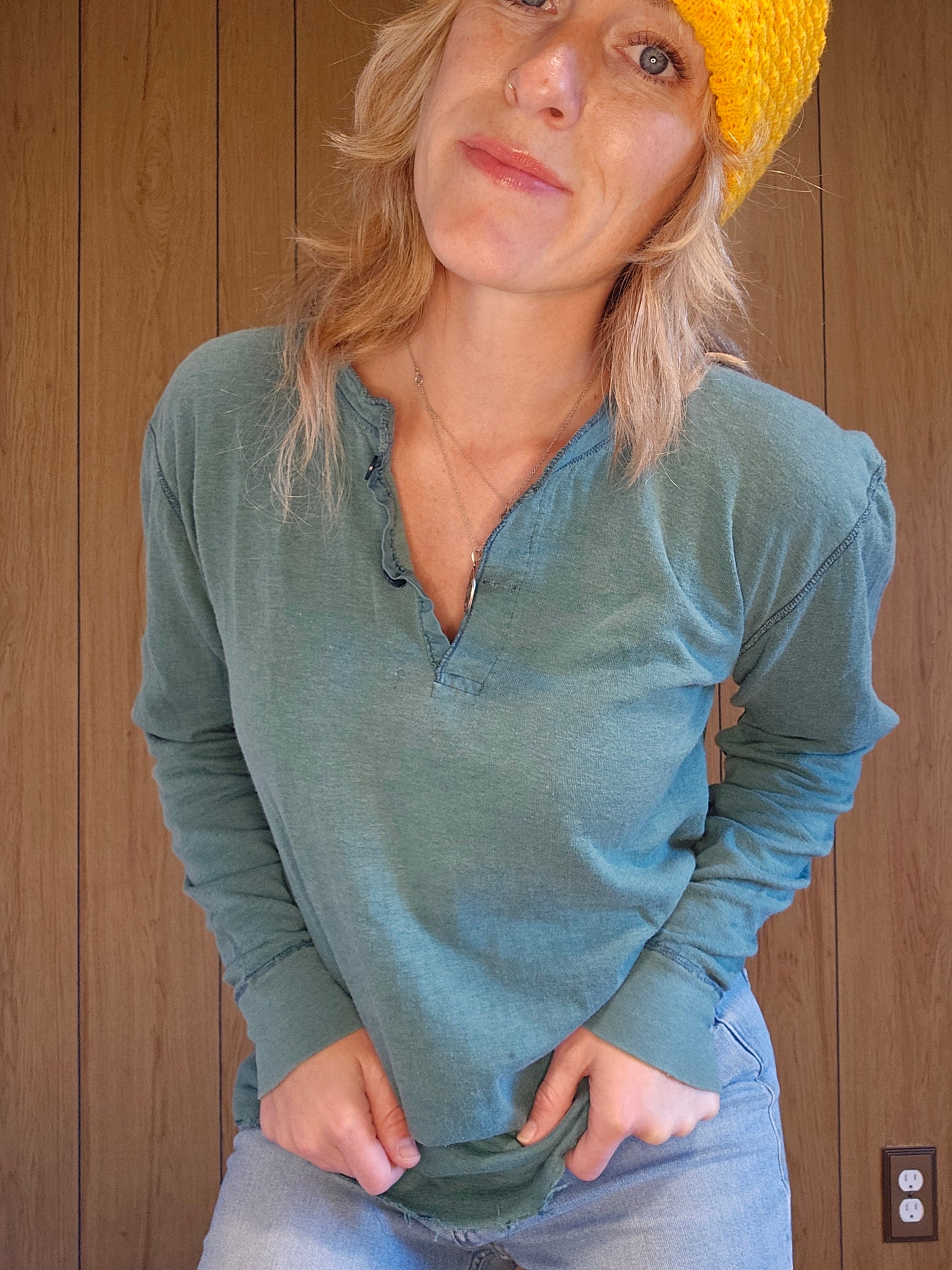 70s/80s Green Thermal (M)