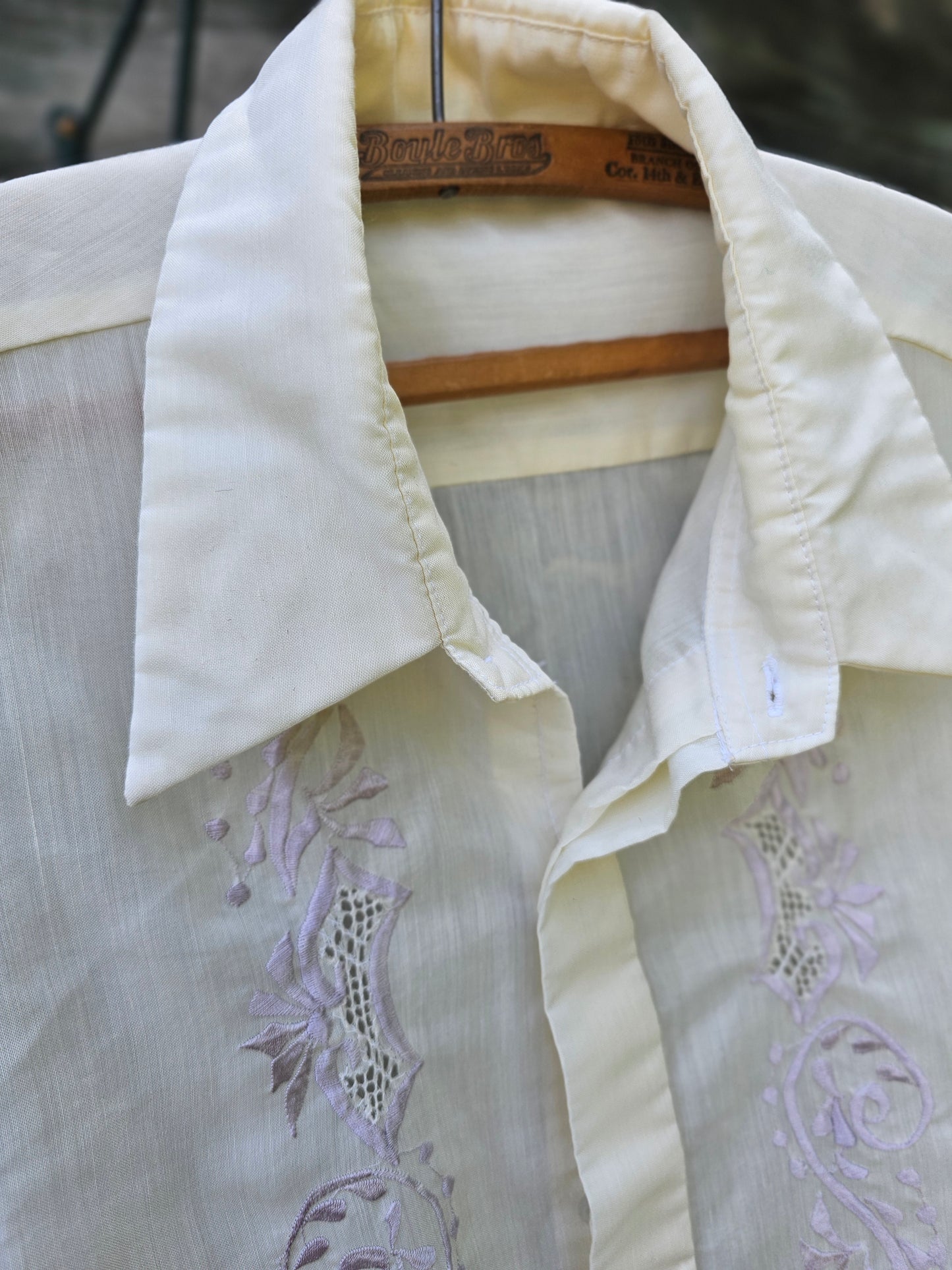 70s Guayabera Style Shirt (M/L)