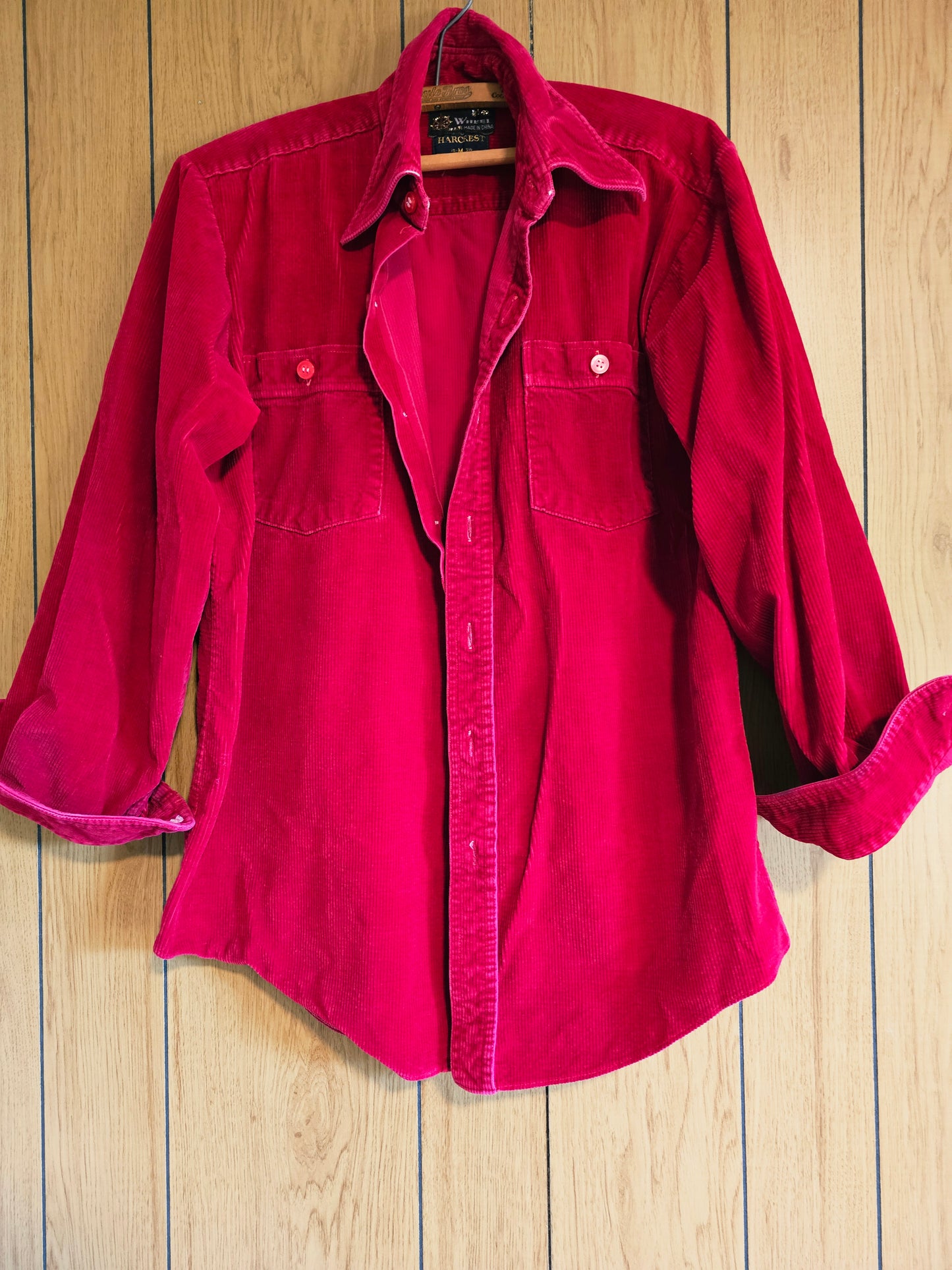 60s Harcrest X Wheel Cordoroy Button Down (M-L-XL)