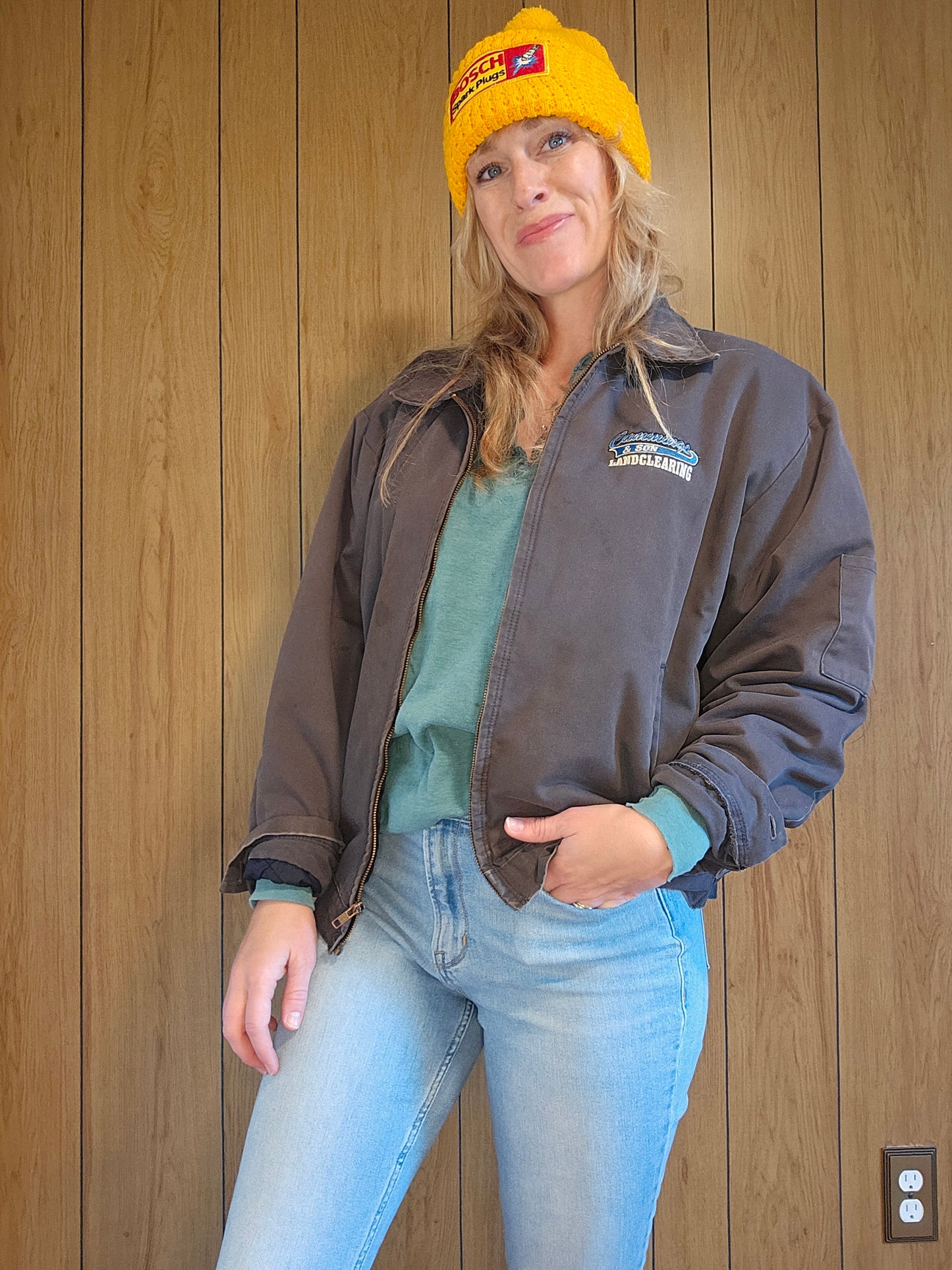 70s/80s Green Thermal (M)