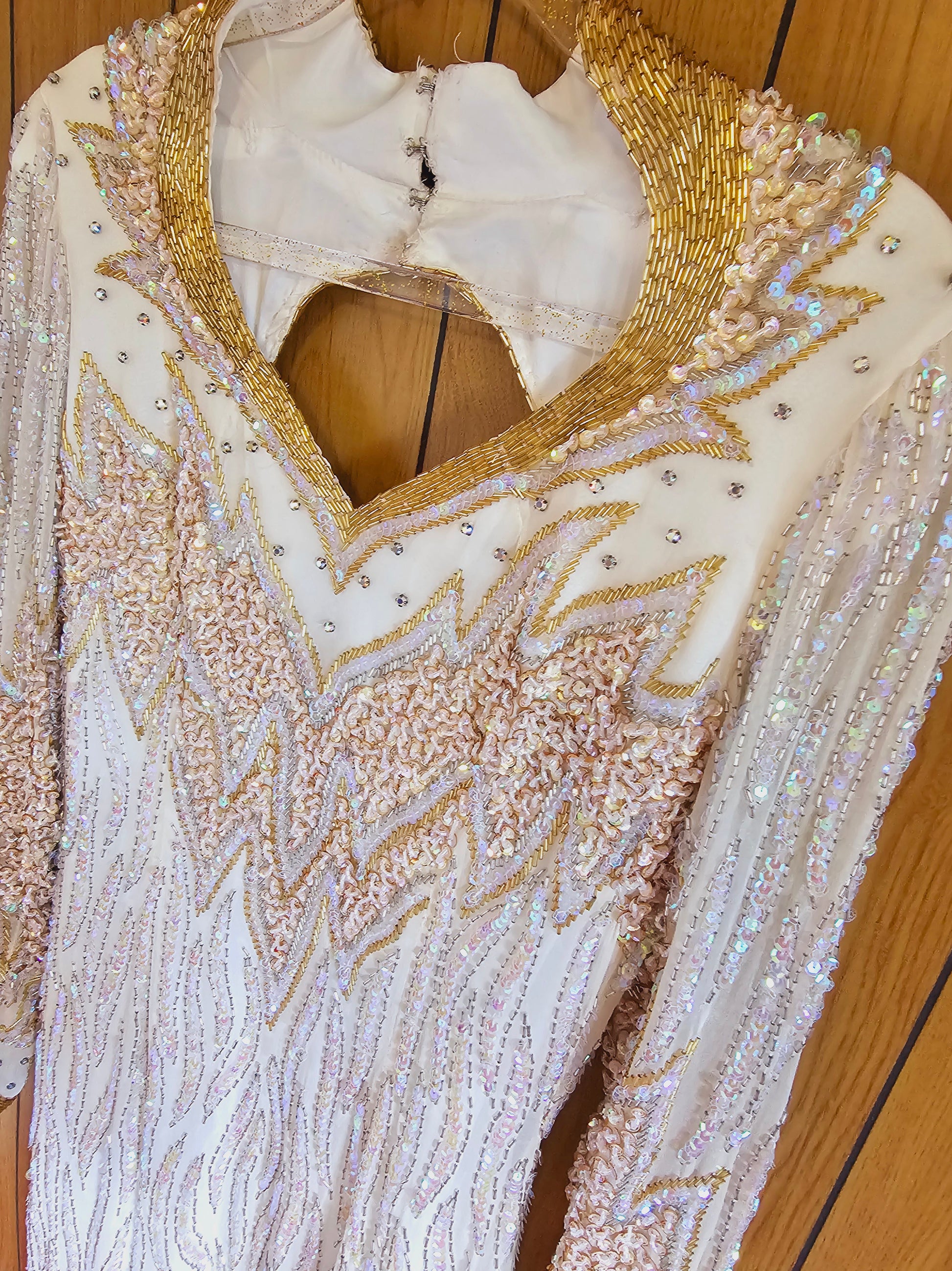 Late 80s/Early 90s Landa Beaded Dress (M) Late 80s/Early 90s Landa Beaded Dress (M)