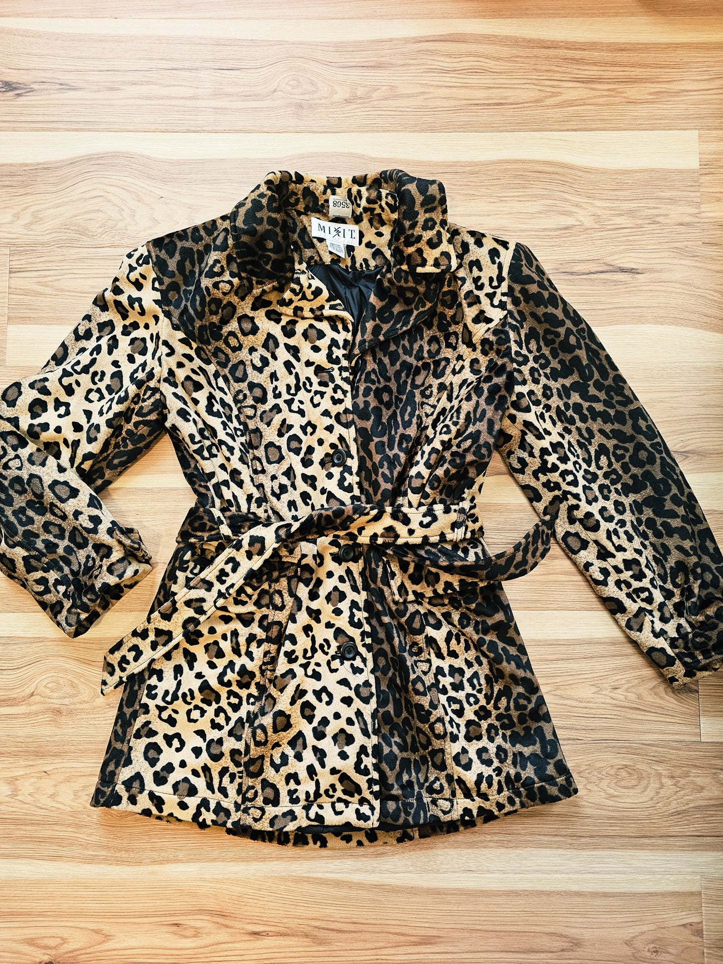 90s Mixit Leopard Coat (M)