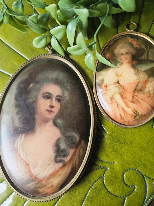 Vintage Oval Victorian Portraits (2)