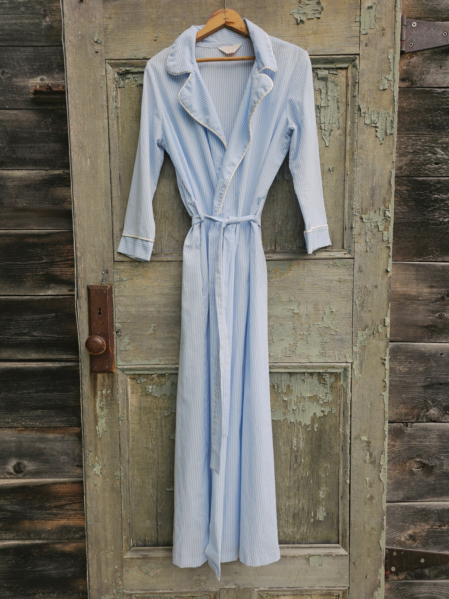 60s Sears Seersucker Robe (S/M)