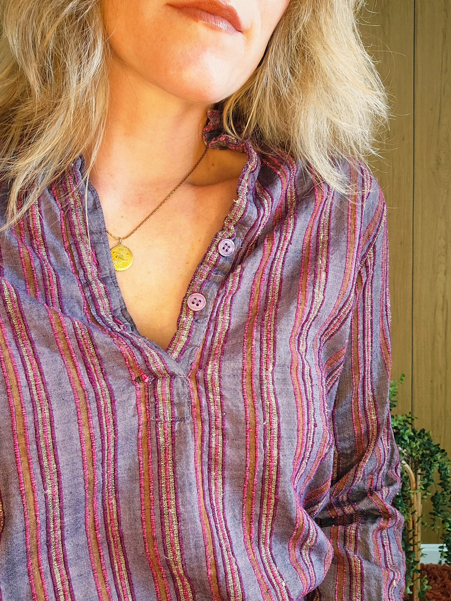 60s Royal Silk 2-Piece Set (S/M)