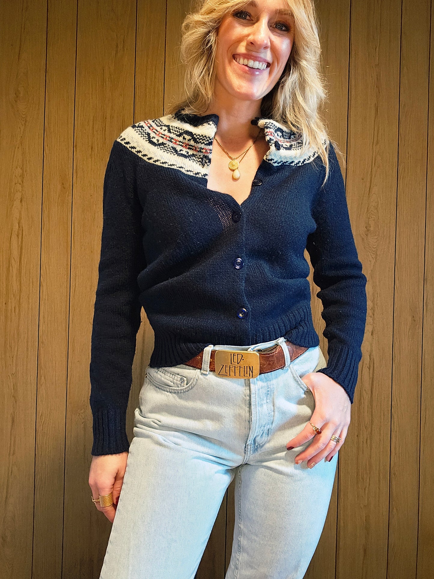 80s New Zealand Wool Sweater (S)