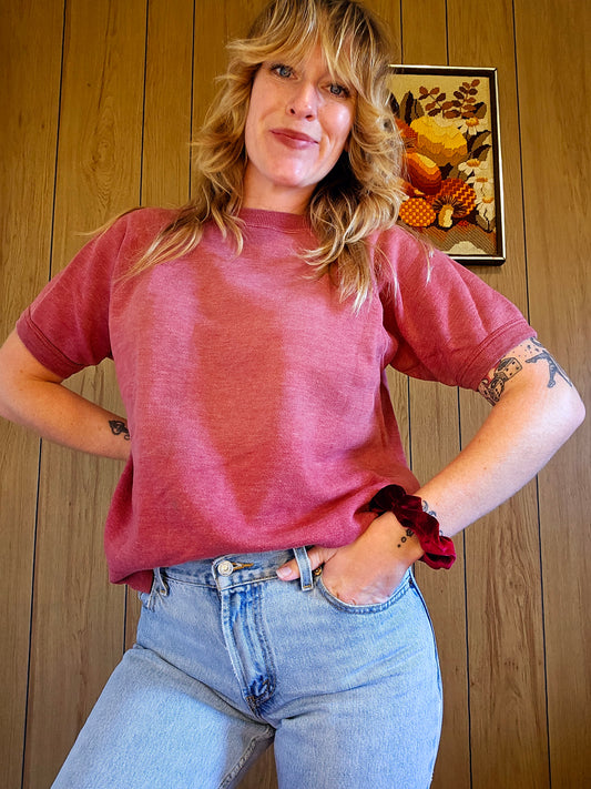 80s Short Sleeve Pullover Sweatshirt (S-L)