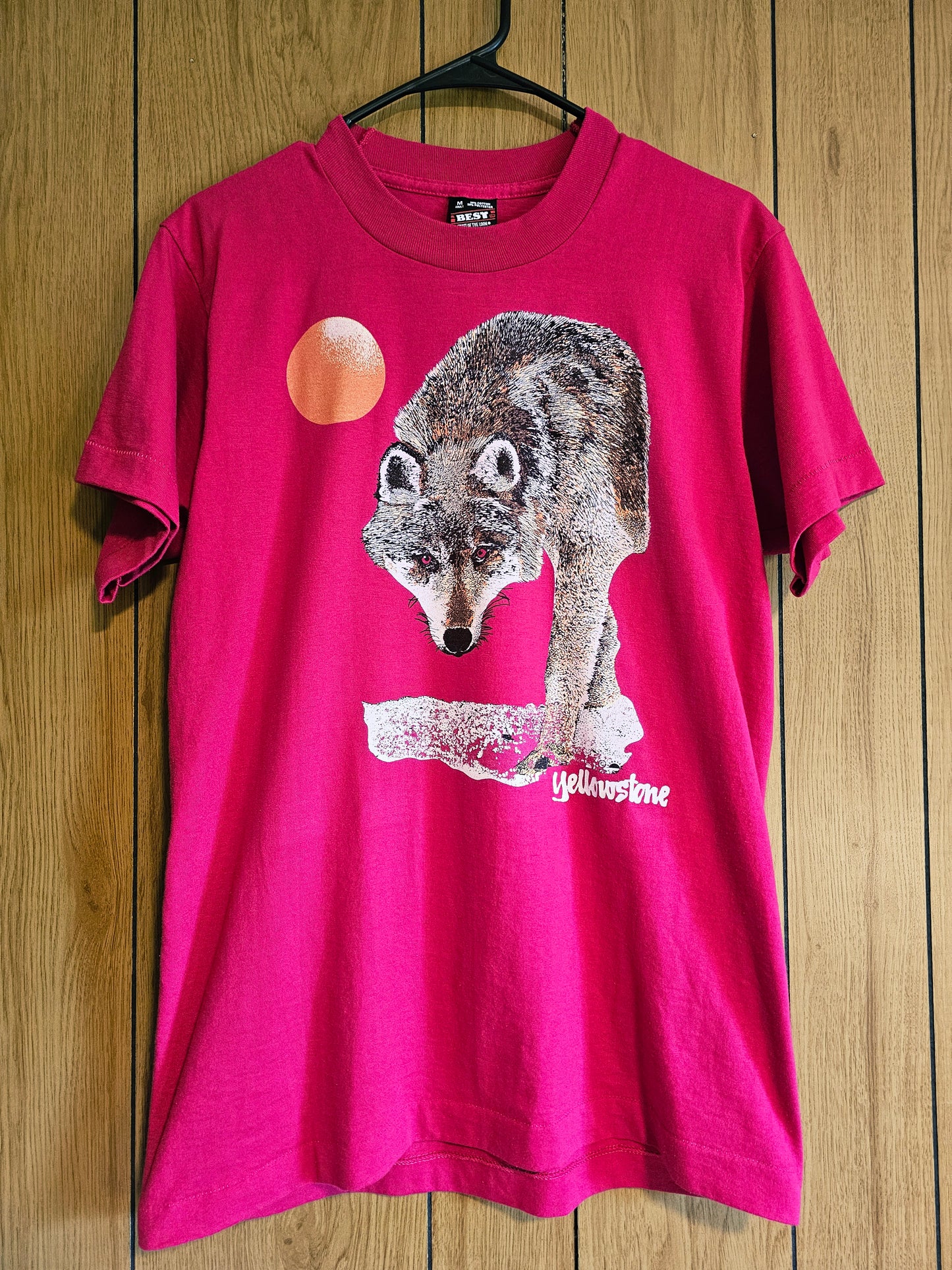 80s/90s Yellowstone Wolf Tee (M)