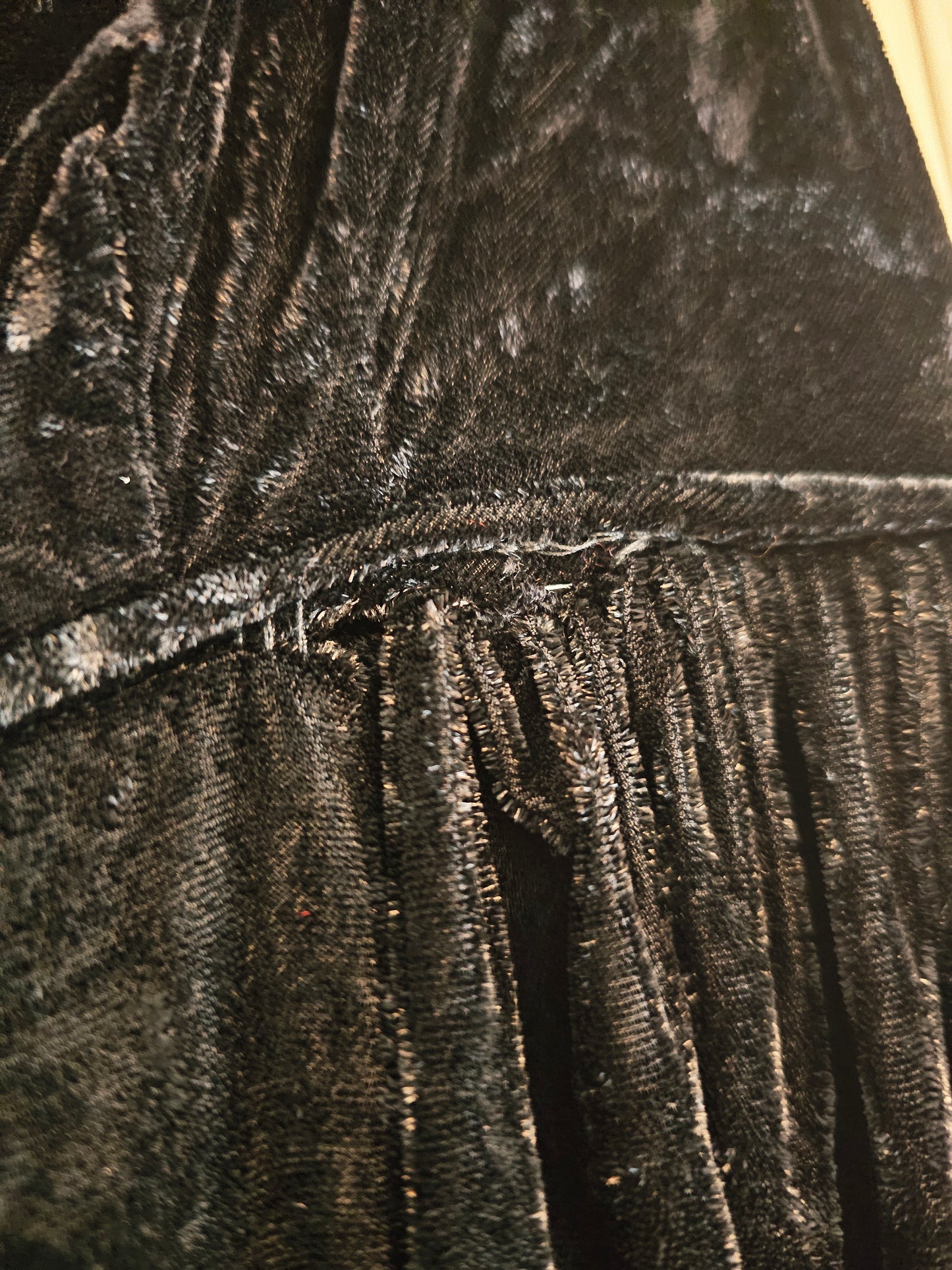 60s Jane Martin Velvet Pantalones Jumpsuit (XS/S)