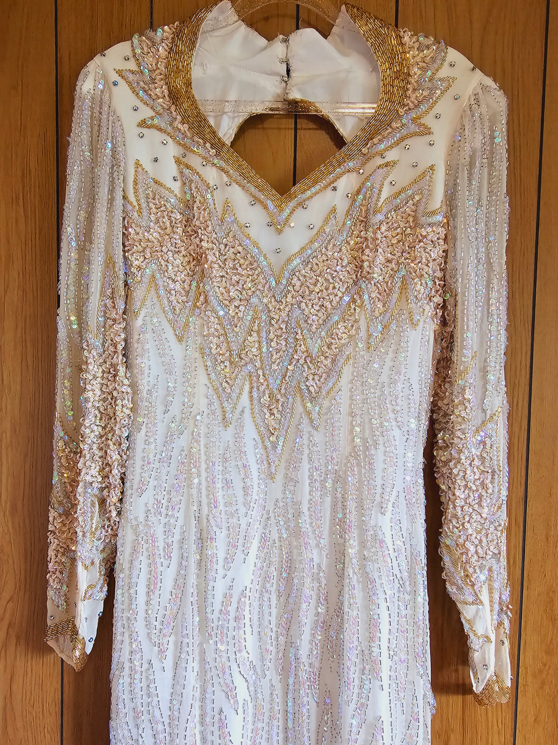 Late 80s/Early 90s Landa Beaded Dress (M) – Vice Of The Vintage Variety Late 80s/Early 90s Landa Beaded Dress (M) – Vice Of The Vintage Variety