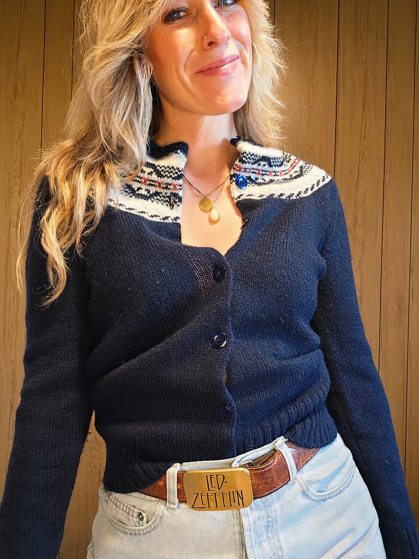 80s New Zealand Wool Sweater (S)