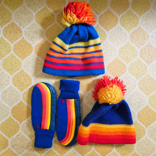 70s Winter Hats & Mittens (XS/S)