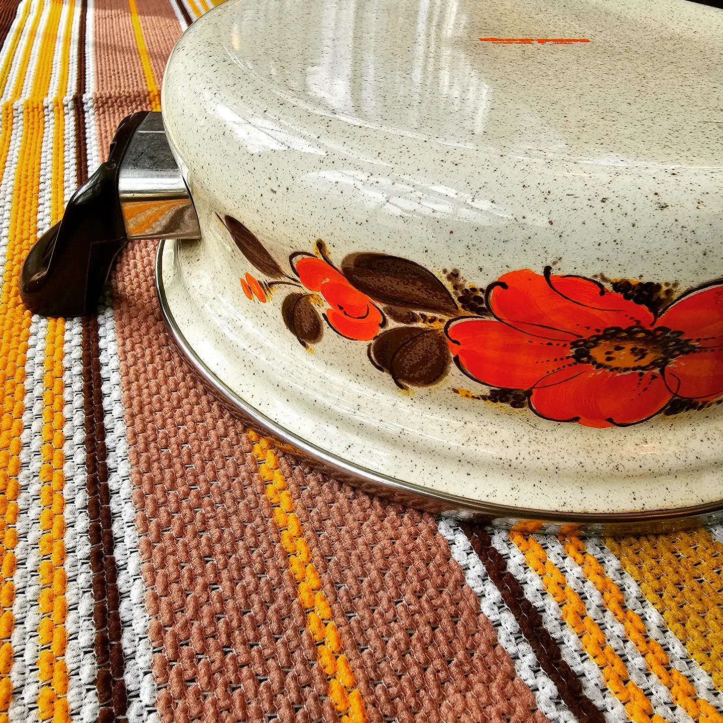 60s/70s Enamel Cookware Set